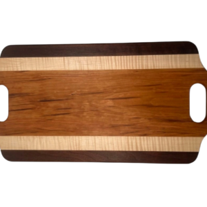 Cherry serving board with handles