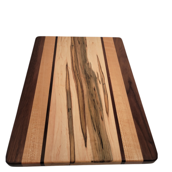 Walnut and Wormy Maple Cutting Board