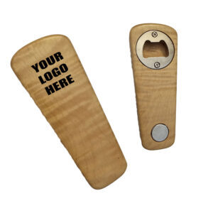 Customize with your logo on a handmade bottle opener