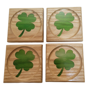 Shamrock Coasters